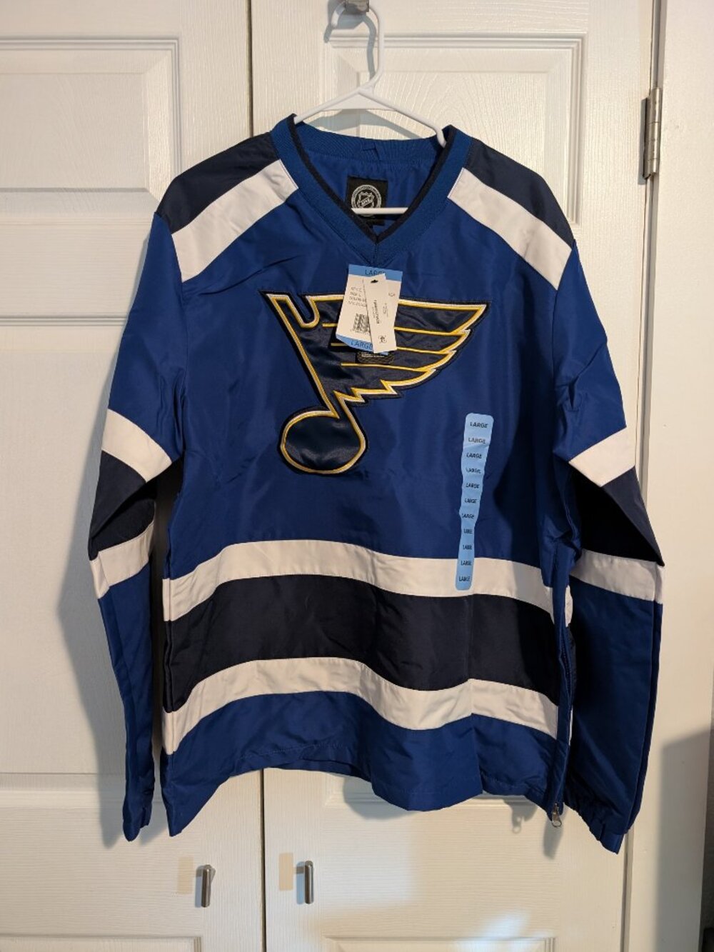 NHL St. Louis Blues Pullover Windbreaker - NWT - Large